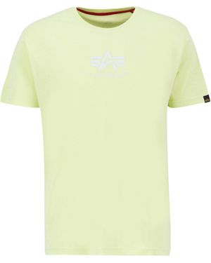 Alpha Industries Shirt Men - Gelb
