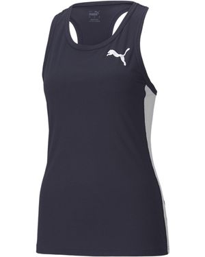 PUMA Tanktop Laufshirt Cross the Line Singlet 2.0 W 520353 - Blau
