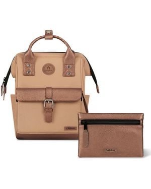 Cabaïa Rucksack Hiker Backpack (Set, 3-Tlg) - Braun