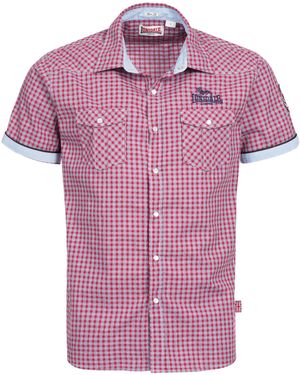 Lonsdale London Outdoorhemd Kurzarmhemd Berny - Lila