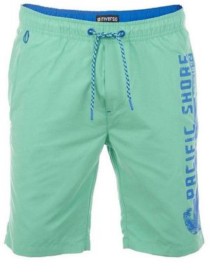 Riverso Badeshorts Herren Badehose Rivjannik Regular Fit (1-St) Sportshorts Mit Kordelzug - Grün