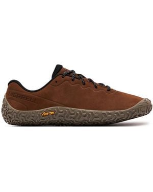 Merrell Vapor Glove 6 Ltr Herren Barfußschuhe Trailrunning Leder J067863 Barfußschuh Komfort - Braun