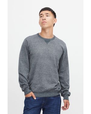 Blend Rundhalspullover Pullover - Grau