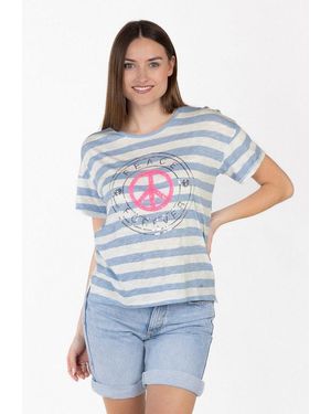 Key Largo T-Shirt Wt Symbol Round (1Er) - Blau