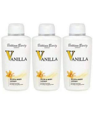 Bettina Barty Körpercreme Vanilla Hand & Body Lotion 3 x 500 ml - Weiß