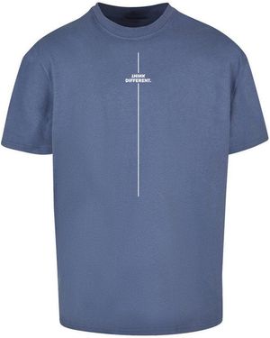 Merchcode T-Shirt Herren Think Different Heavy Oversized Tee (1-Tlg) - Blau