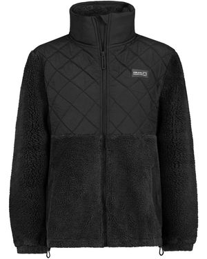 Sublevel Blouson Gemütliches Outdoor-Design mit Reißverschluss. (1-St) D20004M02673_Jacket - Schwarz