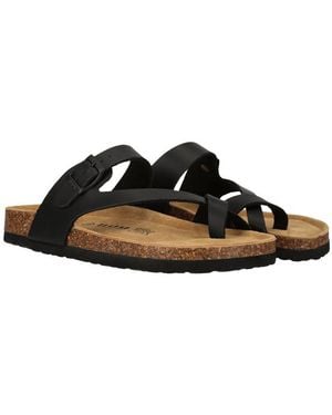 Nous Hardinsburg V2 Cork Damen Sandale - Schwarz