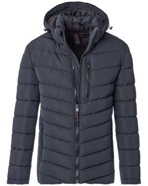CASA MODA Steppjacke Basic (1-St) Steppjacke - Blau