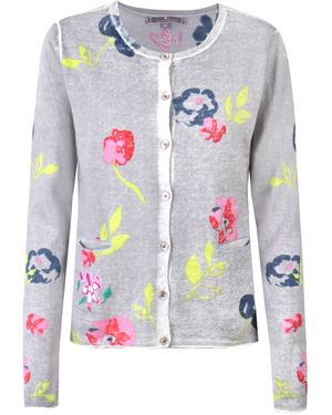 LIEBLINGSSTÜCK Cardigan Trachtenjacke ZELMAL (1-tlg) - Weiß