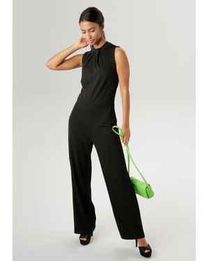 Aniston SELECTED Jumpsuit wide leg - Schwarz