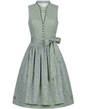 Nübler Ü Trachtenkleid Midi Dirndl Grace in Salbei von - Grün
