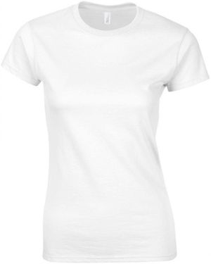 Gildan Rundhalsshirt Softstyle T-Shirt - Weiß