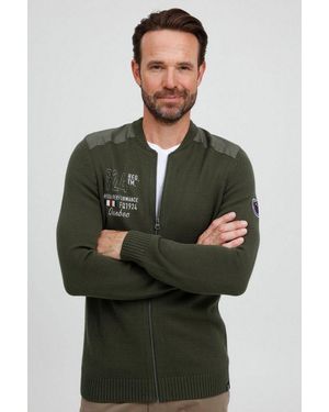 Fq1924 Strickjacke Fqerland Strickjacke Mit Kurzem Stehkragen - Grün