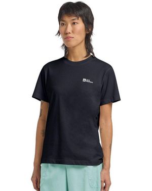 Jack Wolfskin T-Shirt Essential T W - Schwarz
