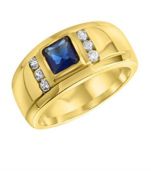 Firetti Fingerring Schmuck Geschenk Silber 925 Silberring Siegelring-Optik, Mit Glasstein, Zirkonia (Synth) - Mettallic