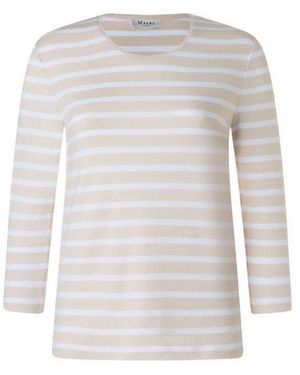 Maerz Rundhalspullover 119101 Langarmshirt Damen Bekleidung - Weiß