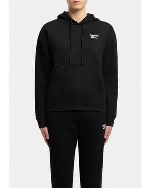 Reebok Kapuzensweatshirt Jenny Hoody Mit Kapuze, Aus Baumwolle Und Polyester - Schwarz
