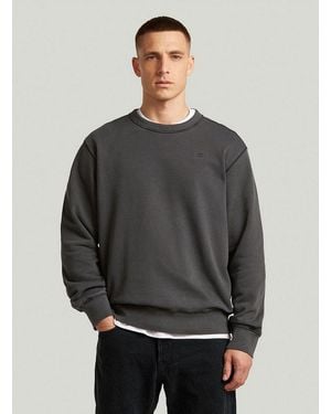 G-Star Longpullover Unit Washed Sweatshirt - Grau