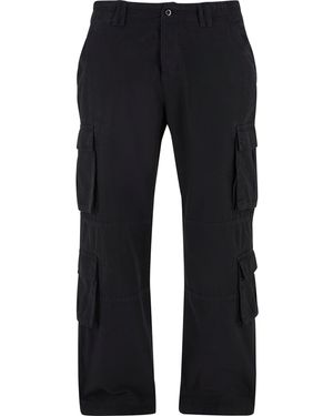 Urban Classics Cargohose Double Cargo Pants (1-tlg) - Blau