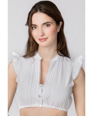 Stockerpoint Dirndlbluse Dirndlbluse - Weiß