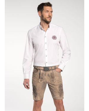 Spieth & Wensky Shorts FCB-Gotteszell-Lederhose/FCBGü - Weiß