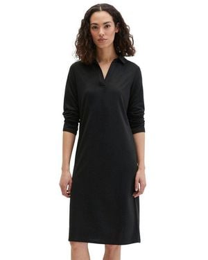 Marc O' Polo Jerseykleid Aus Fließendem Soft-Touch-Jersey - Schwarz