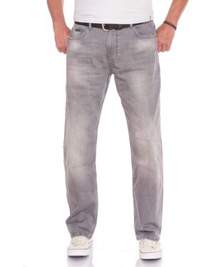 Miracle of Denim Straight-Jeans M.O.D Thomas Comfort - Grau