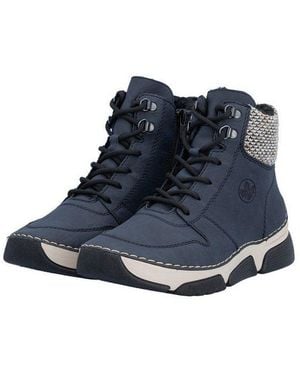 Rieker 45955 Stiefelette - Blau