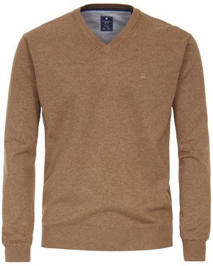 Redmond Pullover mit V-Ausschnitt - Braun