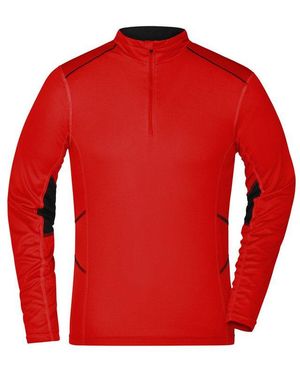 James & Nicholson Laufshirt Atmungsaktives Herren Laufshirt - Rot