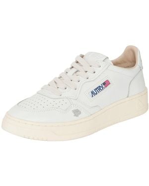 Autry Medalist Low Sneaker Aus Leder - Schwarz
