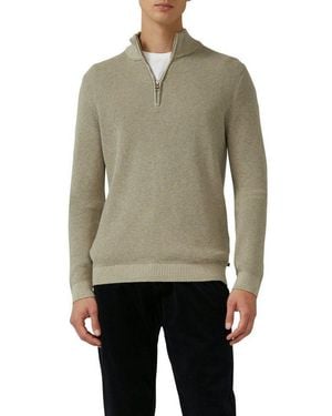 S.oliver Strickpullover Mit Zipper - Grau