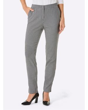 Creation L Jerseyhose Webhose Innenbeinlänge ca. 77 cm - Grau