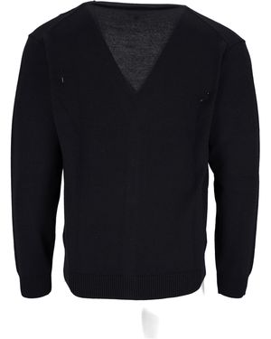 Hajo Kratzfreie Strickjacke mit Knöpfen - Blau