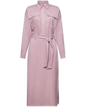 esprit chiffonkleid mit floralem muster