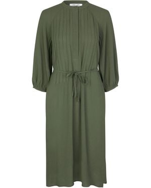 Samsøe & Samsøe & Samsoe Midikleid Saselma dress 15154 - Grün