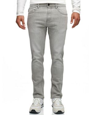 INDICODE Straight-Jeans Invaloy - Grau