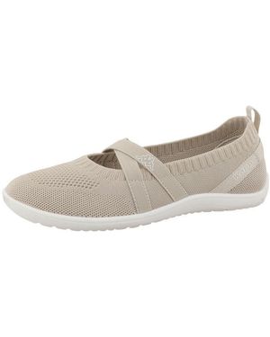 Kappa Linn Sneaker Ballerinas Sommerschuhe, Freizeitschuh, Halbschuh, Slipper - Weiß