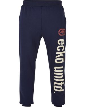 Ecko' Unltd . Stoffhose 2Face Sweatpants (1-tlg) - Blau