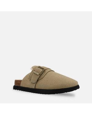 O'neill Sportswear Lerry Fur Mule Low Hausschuh Mit Leo-Muster - Braun