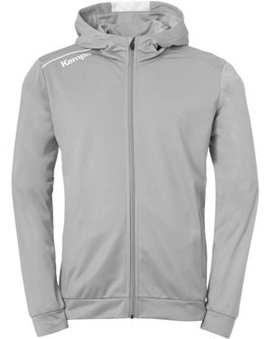 Kempa Kapuzenpullover Trainingsjacke Player 2003624 - Grau