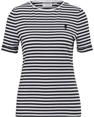 comma casual identity T-Shirt - Schwarz