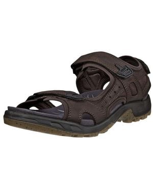 Ecco Offroad Yucatan Plus (Weiches Nubukleder) Herren Sandale - Schwarz