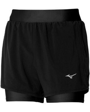 Mizuno ER 4.5 2in1 Shorts - Schwarz