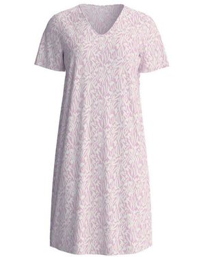 CALIDA Nachthemd Blooming Nights Damen (1-Tlg) Weich, Leicht, Komfortabel - Pink