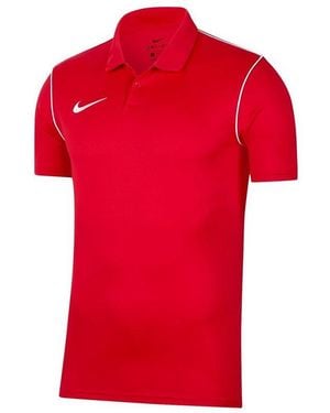 Nike T-Shirt Performance Park 20 Poloshirt Polyester - Rot