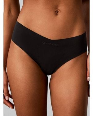 Calvin Klein Slip Thong Regular Fit Ohne Nähte - Schwarz