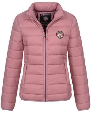 GEOGRAPHICAL NORWAY Übergangsjacke Steppjacke Outdoor Frühlingsjacke leicht Jacke - Pink
