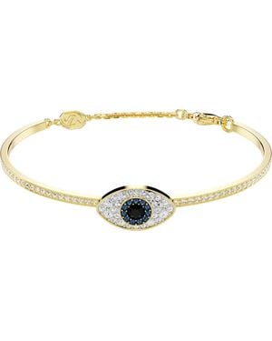 Swarovski Armreif Symbolica Böser Blick Magisches Auge, Mit Kristall - Schwarz